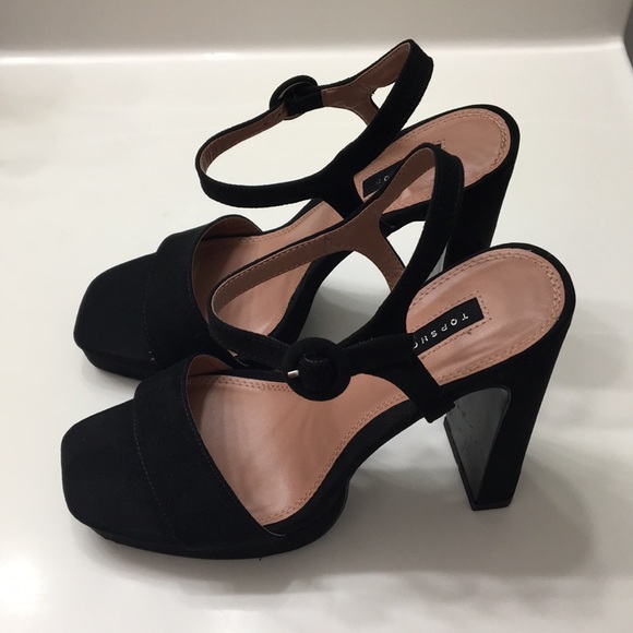 NWT Topshop High Heeled Sandals Size 10 - Picture 1 of 8